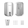 interhasa! Wall Mounted Soap Dispenser, Stainless Steel Soap Dispenser, Wall