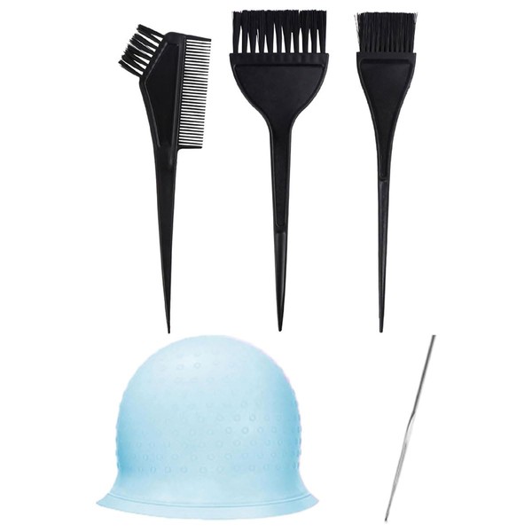 EORPAVU Highlight Foil Bleach Powder Set Hair Dye Cap Reusable