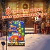 Solar Lighted Christmas Flag - 8 Modes Double Sided Tree