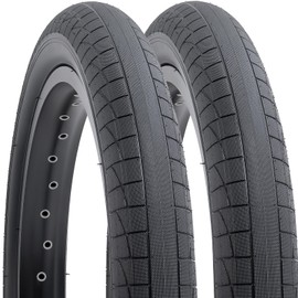 YUNSCM 2-PCS 20" Folding Replacement Bike Tires 20x2.50/63-406 City, Road Bicycle Tires