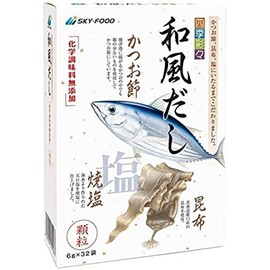 Sky Food Four Seasons Colorful Japanese Style Dashi, 0.2 oz (6 g) x 32 P x 2 Boxes