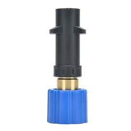 MJJC Foam Cannon Connector (Compatible with S and Pro Since V2.0) (Compatible with Karcher’s K2/K3/K4/K5/K6/K7 Connection(Blue Color Version))