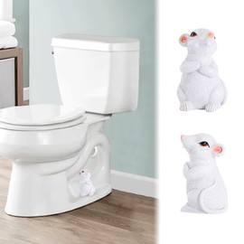 Toilet Bolt Caps,2PCS Toilet Bolt Covers Decorative，Resin cute funny Toilet Screw Cover Caps,Toilet Caps for Bottom of Toilet Easy Installation Toilet Replacement Parts (F)