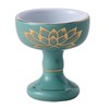 Nakamura Shoji Buddhist Celadon Golden Lotus (Medium)