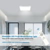 DELIPOP 12 inch Dimmable LED Flush Mount Ceiling Light Fixture