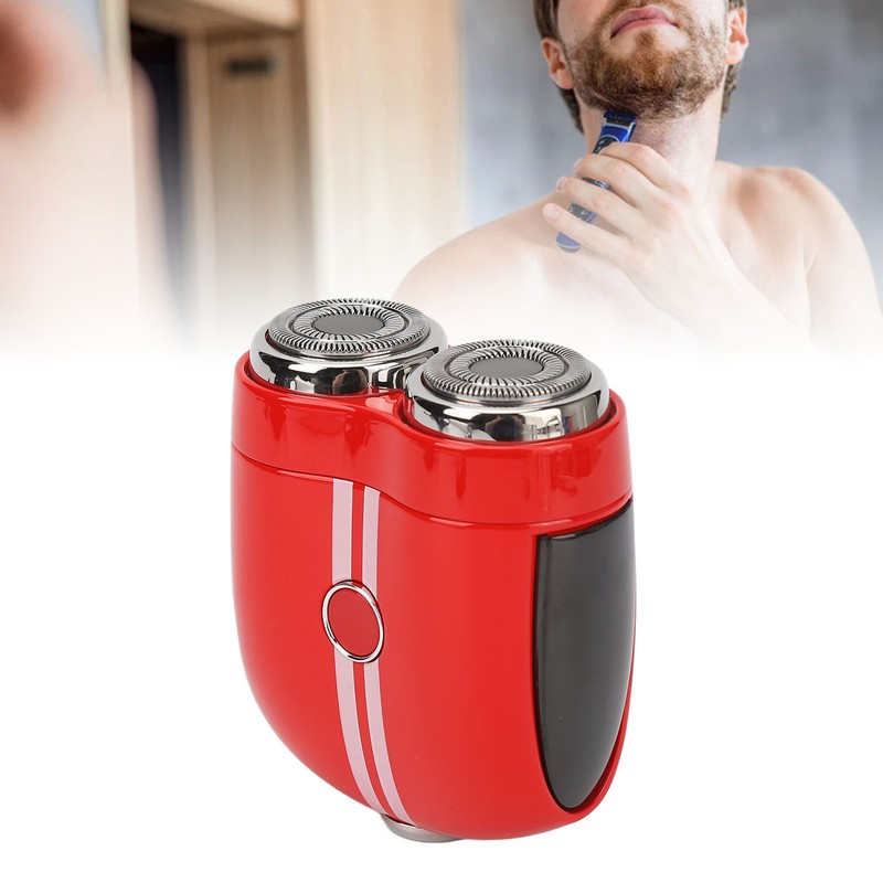 Electric Hair Clipper Waterproof Portable Rechargeable Hair Trimmer with Storage