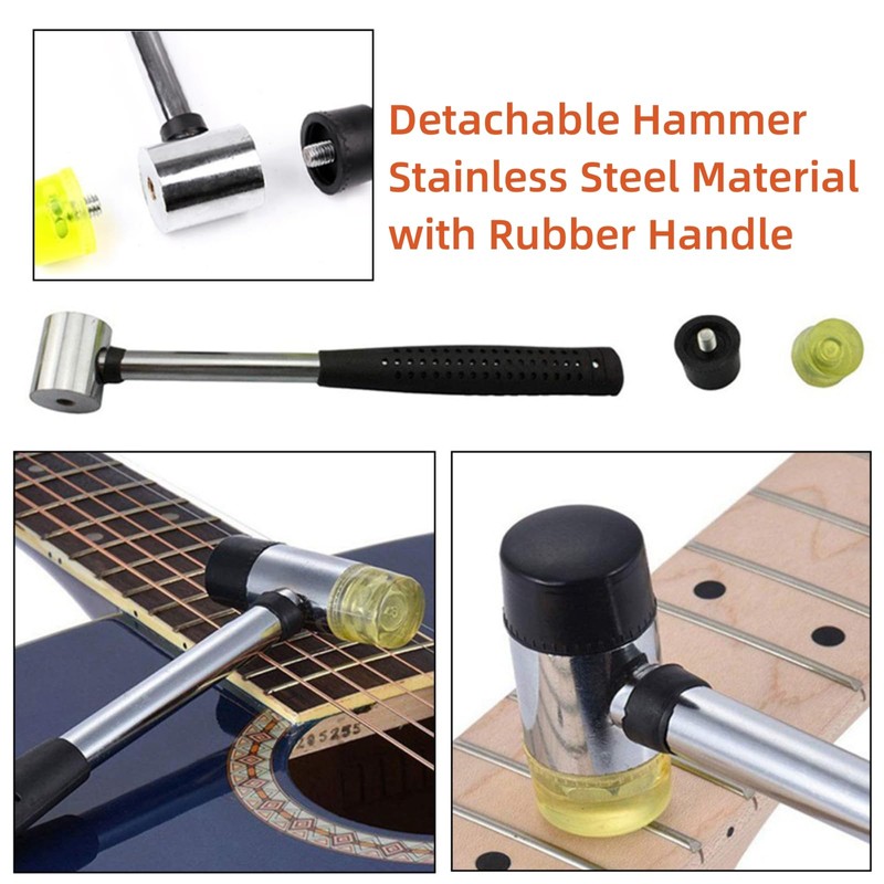 17Pcs Guitar Luthier Repair Tools Set for Guitar Bass