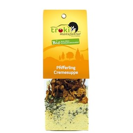 Chanterelle Cream Soup 75 g Organic Fine Creamy Chanterelle Potato Soup - Fast Organic Whole Food Kitchen (2 Servings, 3 Minutes Cooking Time)