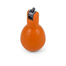 HAEST Wizball Hand Whistle, Hygienic Sports Whistle, Referee Whistle, Orange, Original from France