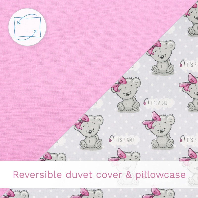 Baby Comfort 2 Piece Duvet Cover & Pillowcase Bedding Set