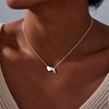 Inerney Gold Heart Cross Necklace for Women, 14K Dainty Layered