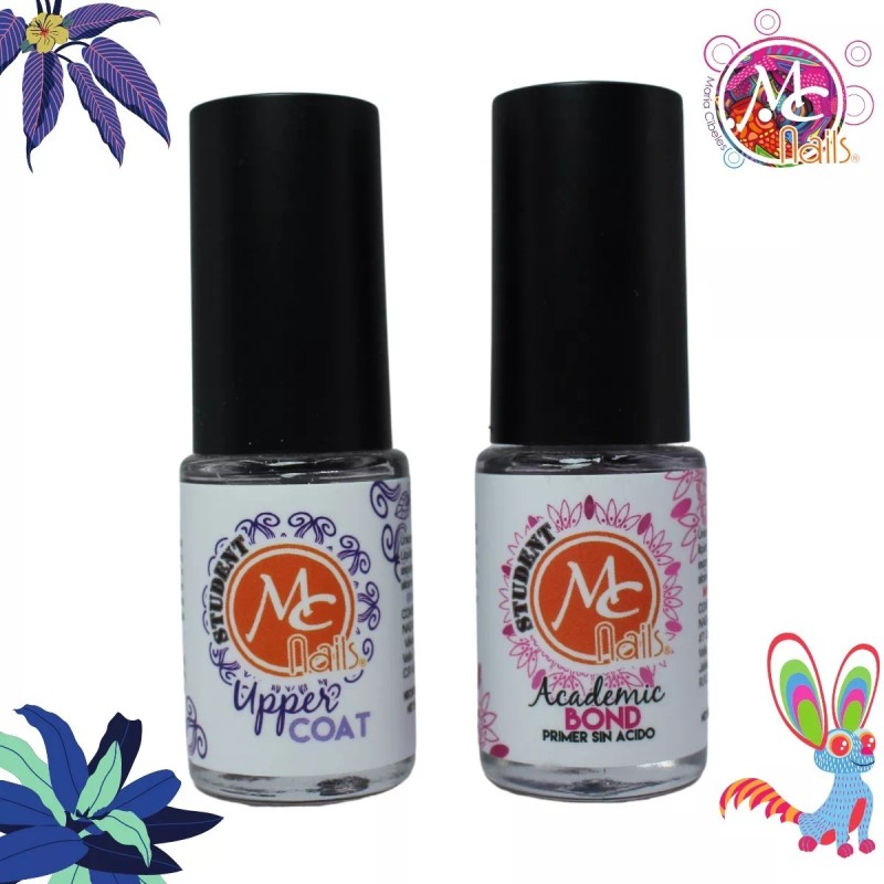 Mc Nails Kit Nails 20 Piezas, Uñas Acrílicas Incluye Maletín