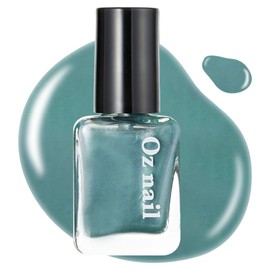 Oznail Shine Mood Nail Color Nail Polish, 41 Glassy Spearmint, 8ml, 1 Piece / 오즈네일 샤인 무드 네일 컬러 매니큐어, 41 글래시 스피어민트, 8ml, 1개