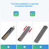 Hard Disk Box Aluminum Alloy USB3.1 to M.2 NVME/SATA SSD
