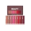 Set 8 Labiales Líquidos Mate Beauty Rojo