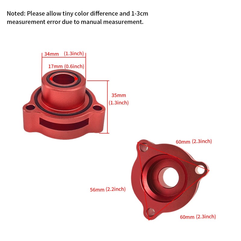 JINFANNIBI Turbo Blow off Valve Adapter For Ford Ranger with