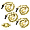 YATOINTO YATOINTO 4-Pack Grade 80 Trailer Safety Chain 36 Inch
