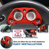 Center Console Dashboard Meter Panel Frame Trim Compatible with Mitsubishi