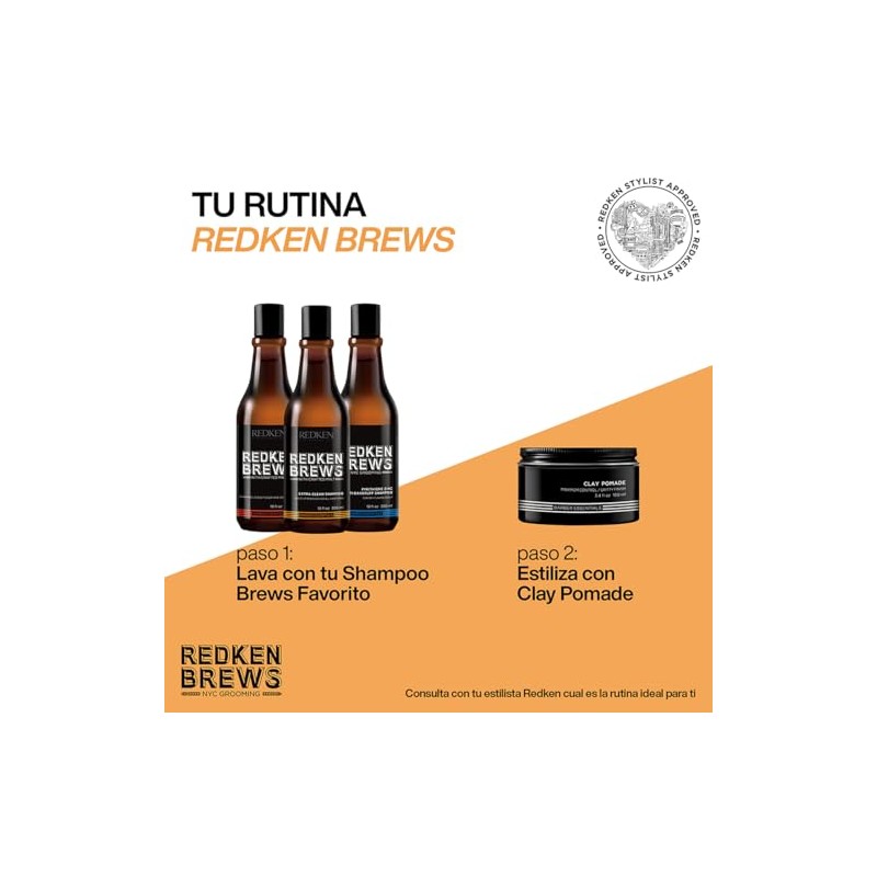 REDKEN BREWS- Pomada de Arcilla Clay Pomade Redken Brews |
