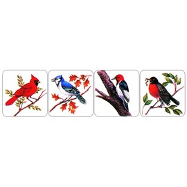 Eureka Bird Stickers Teacher Supplies for School Children, 1"W x 1"H, 120pc