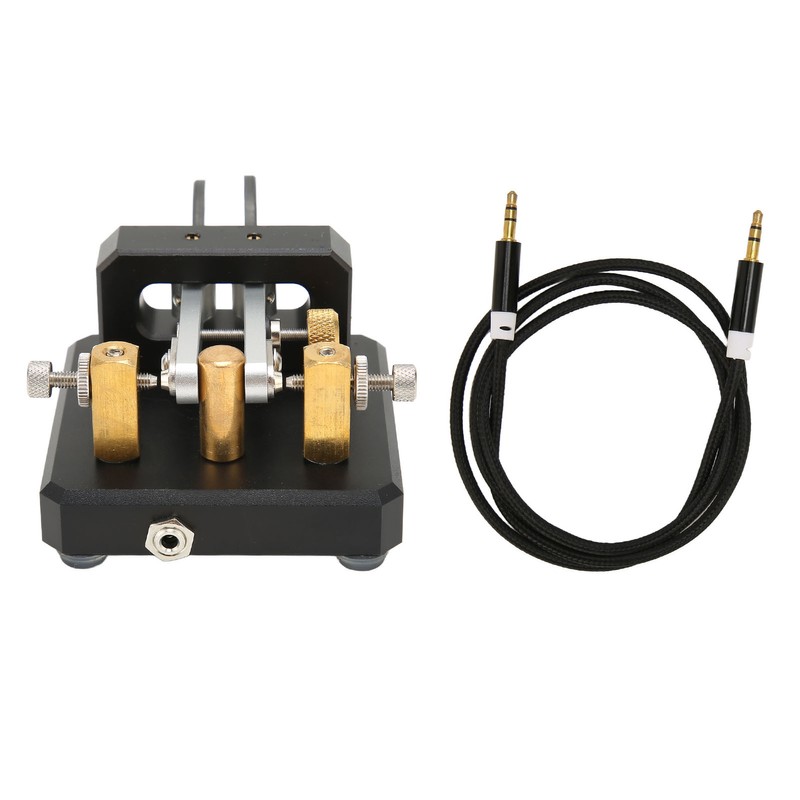 Morse Code Key Double Paddle Automatic Shortwave Portable CW Morse