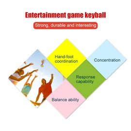 Shuttlecocks Badminton, 33 * 16 * 9 Neoprene Hand Shuttlecock Beach Entertainment Indiaca Featherball Hand Badminton