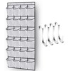 MISSLO Over The Door Shoe Organizer 24 Large Mesh Pockets,