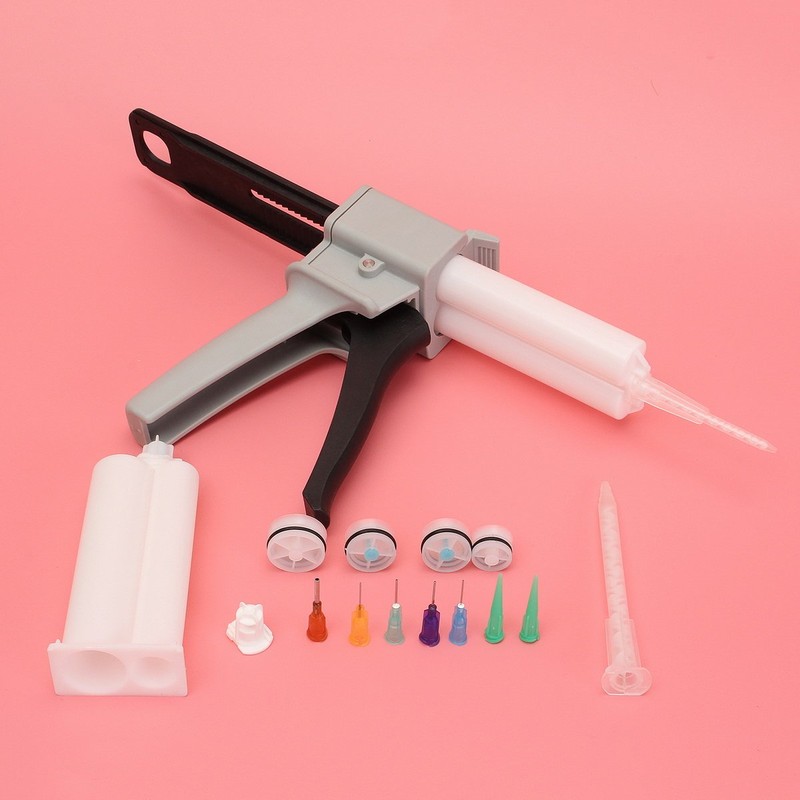 MASUNN E450Ml Epoxy Resin Gun Dispenser Static Mixer Mixing Nozzle