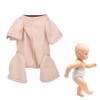 Zerodis Newborn Baby Doll Cloth Kit, DIY Newborn Doll Fabric
