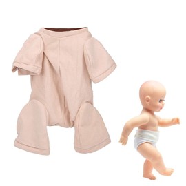 Zerodis Newborn Baby Doll Cloth Kit, DIY Newborn Doll Fabric Cloth Body Accessory High Simulation Doll Making Supplies for 3/4 Arms and 3/4 Legs(22 Inch)