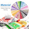 50 Cotton Fabric Squares 10x10cm - Precut Patchwork Material for