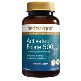 Herbs of Gold Buy Herbs of Gold Activated Folate 500 60 Capsules Online | Chempro Chemists