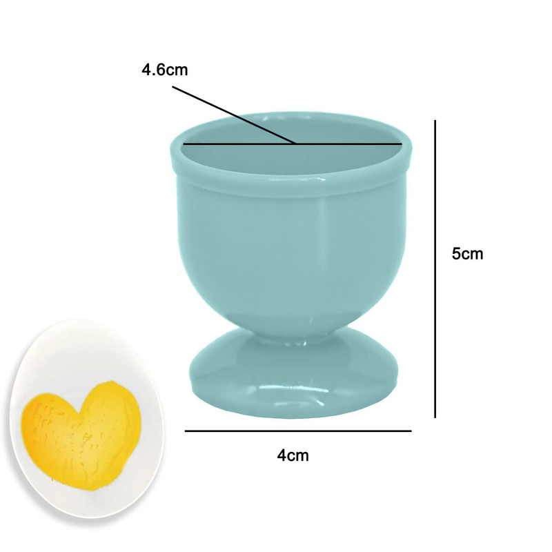 Egg Cups Set of 4, Lightweight Boiled Egg Holders Great