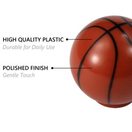 Silverline Basketball Sport Cabinet Kitchen Home Knobs Drawer Wardrobe Door Handles Furniture Pulls, 10 Pack