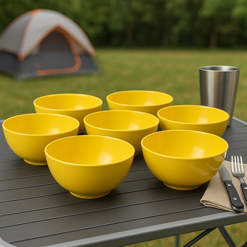 Calypso Basics by Reston Lloyd Melamine Bowl, Set of 6,