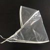 GSHLLO 6 Pcs Clear Plastic Rain Hats Womens Rain Bonnets
