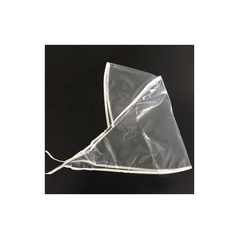 GSHLLO 6 Pcs Clear Plastic Rain Hats Womens Rain Bonnets