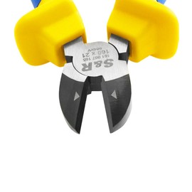 S&R Side cutter 160 x 21mm, Cr.-V with multi-component sleeves