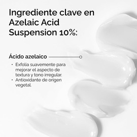 The Ordinary Azelaic Acid Suspension 10%, Suspensión Iluminadora con Ácido Azelaico — Fórmula iluminadora para piel irregular y propensa a brotes, 30ml