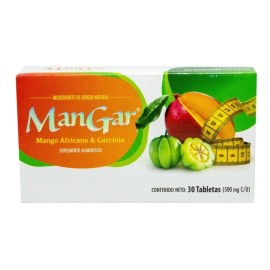 Naturasur MANGAR AFRICAN MANGO AND GARCINIA MANGO 30 TABLETAS 500 MG Live NATURAL