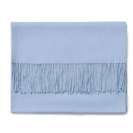 GFM Soft Cashmere Feel Pashmina Style Scarf - Wedding, Bridesmaids, Winter, Autumn - Sky Blue - (FS-aD-1601-SKNL)
