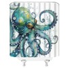 YSATNSFT Octopus Shower Curtain Funny Nautical Kraken Ocean Animals Octopus