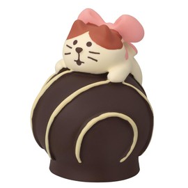 Decole ZCB-90310 Kitten and Bonbon Chocolat Bitter, Approx. 1.2 x 1.4 x 1.6 inches (31 x 35 x 42 mm),