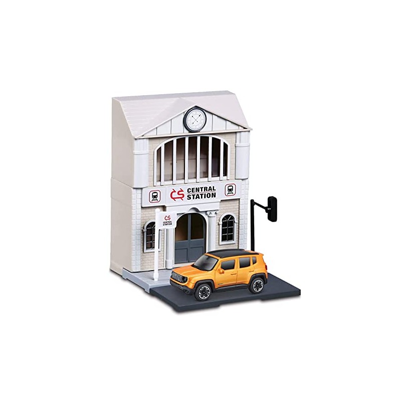 Bburago B18-31505 Bahnhof City 43 STREET FIRE TRAIN STATION incl.