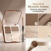 Paleta Contorno De Maquillaje 4 En 1, Resaltador, Cara Iluminador