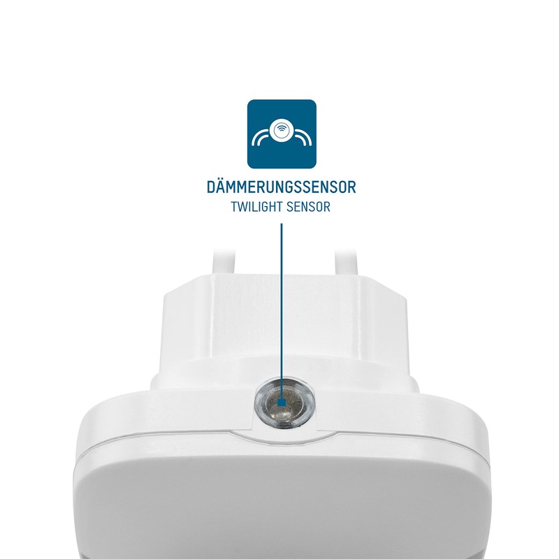 ANSMANN LED Night Light with Twilight Sensor - LED Light