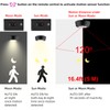 BIGMONAT Wireless Ceiling Light USB Rechargeable, Motion Sensor Shower Light