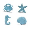 NW 4 Pack Ocean Cabinet Pull Knobs Beach Ocean Cabinet