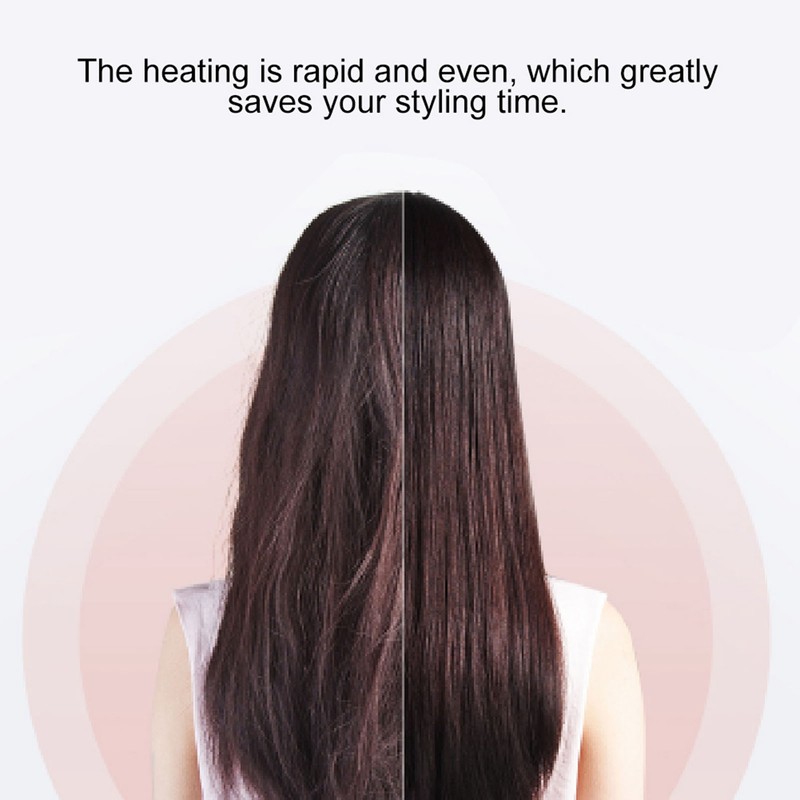 Electric Hair Straightening Comb Straightening Curling Dual Use Hair Curler