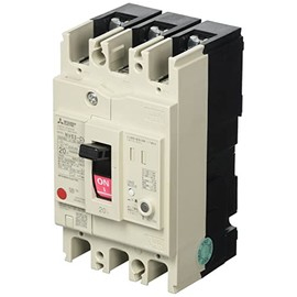 Mitsubishi Electric WS-V Series GT-Leakage Circuit Breaker, Compatible with Harmonics/Surges, NV63-CV 3P, 20A, 100-440V, 30MA